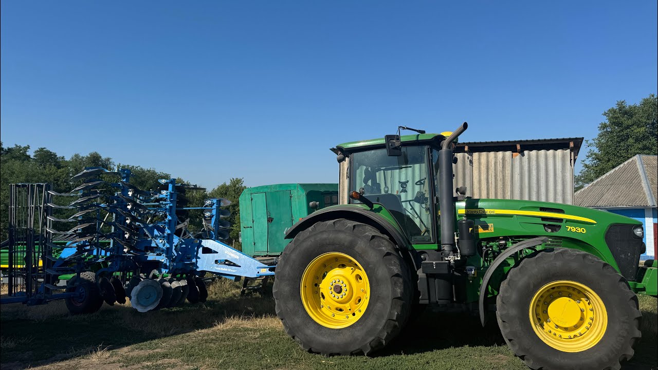 Відкриваємо сезон дискування 2025. John Deere 7930 + lemken Rubin 10 