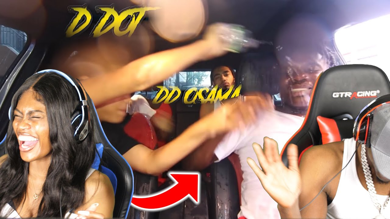 NOTICUZ PRESS DD OSAMA x SUGARHILLDDOT *PLAYING KAY FLOCK MUSIC IN FRONT OF THEM