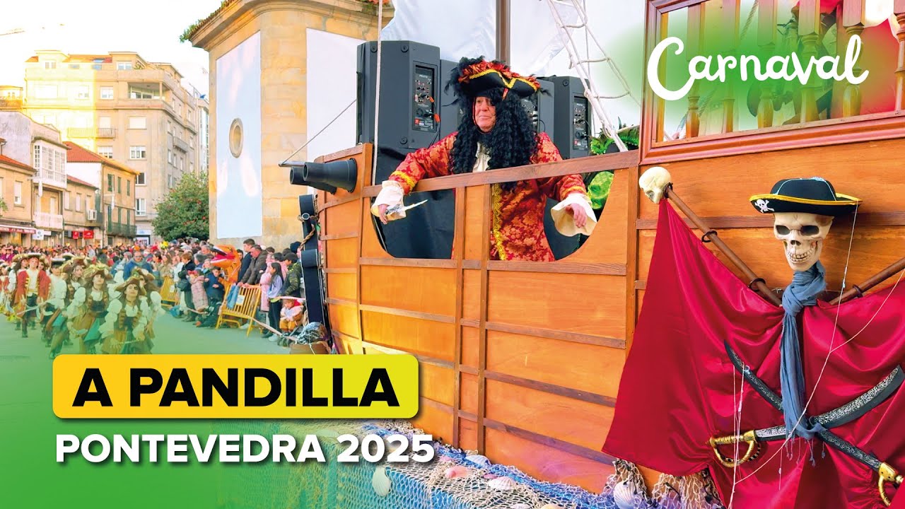 🎉 Comparsa A Pandilla de Pontecaldelas 🥳 | CARNAVAL de Pontevedra 2025 🎭