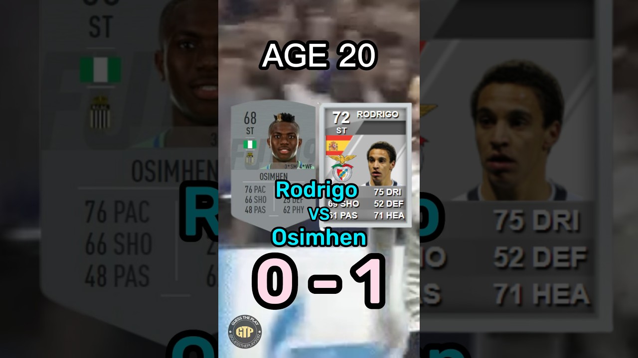 Rodrigo Moreno VS Victor Osimhen 😳 #shorts