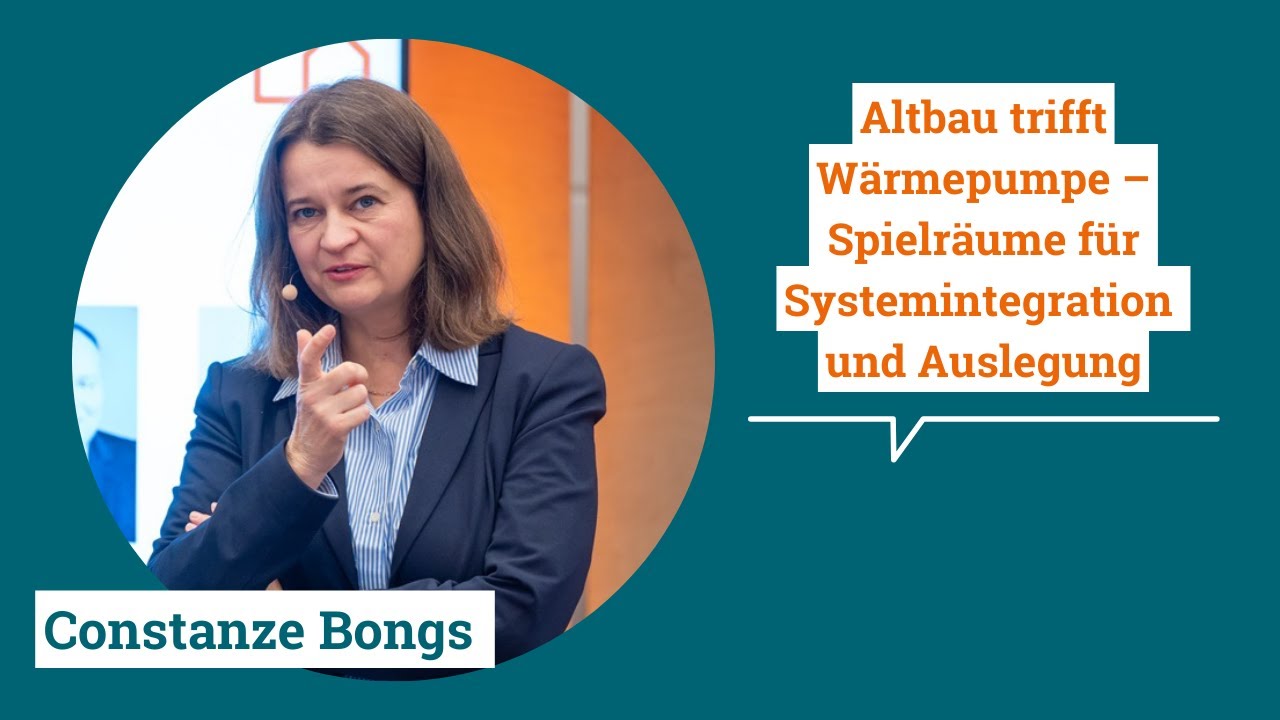 Herbstforum Altbau 2025: Constanze Bongs – Altbau trifft Wärmepumpe