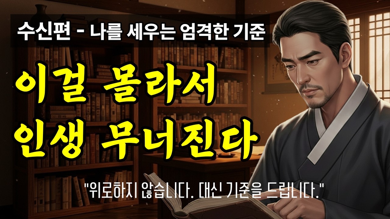 나이 들수록 함부로 대할 수 없는 사람의 특징: 다산 정약용 목민심서 수신(修身)편