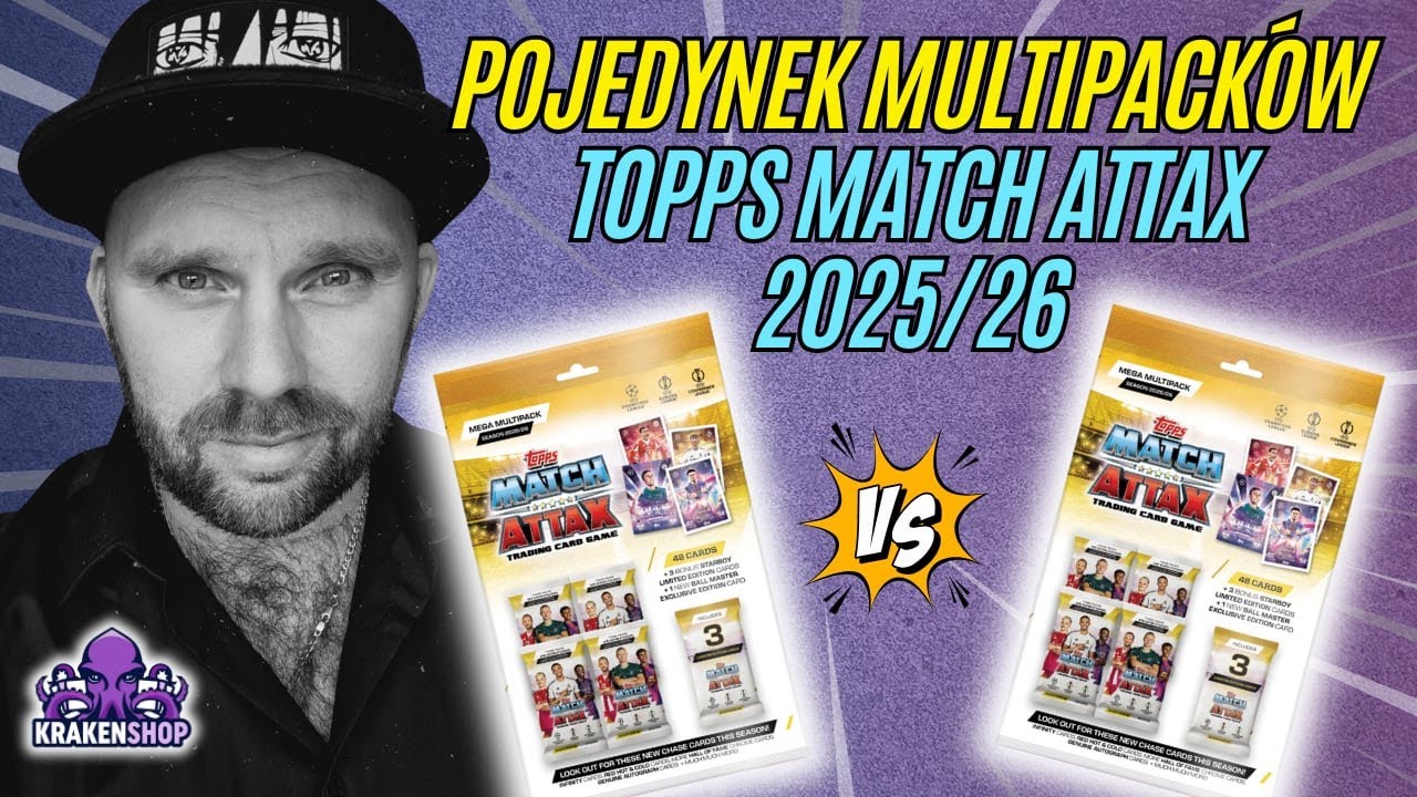 HIT! NOWOŚĆ! TOPPS MATCH ATTAX 25/26 - OTWIERAM DWA MEGA MULTIPACKI - TRAFIAM WIELE NOWYCH LIMITEK!!