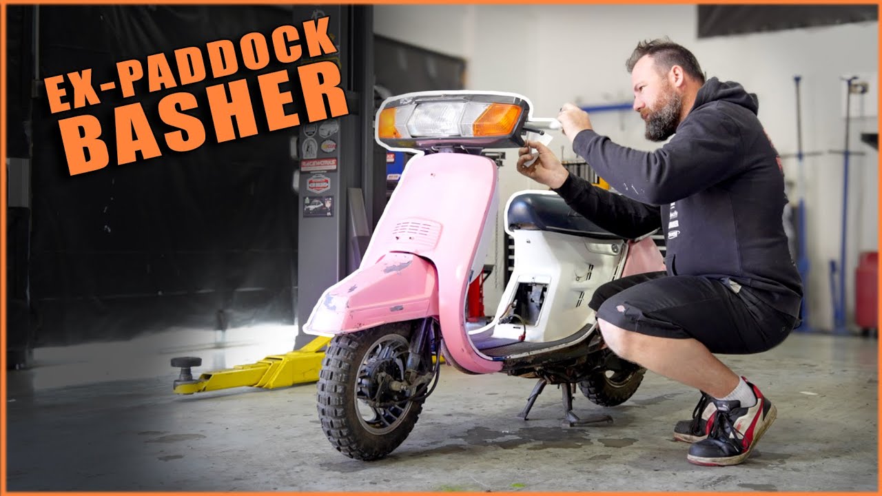 Реставрация Honda Lead NH125 1980-х годов