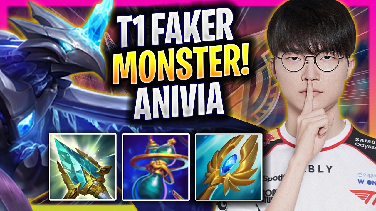 FAKER IS A MONSTER WITH ANIVIA! - T1 Faker Plays Anivia MID vs Tristana! | Season 2026