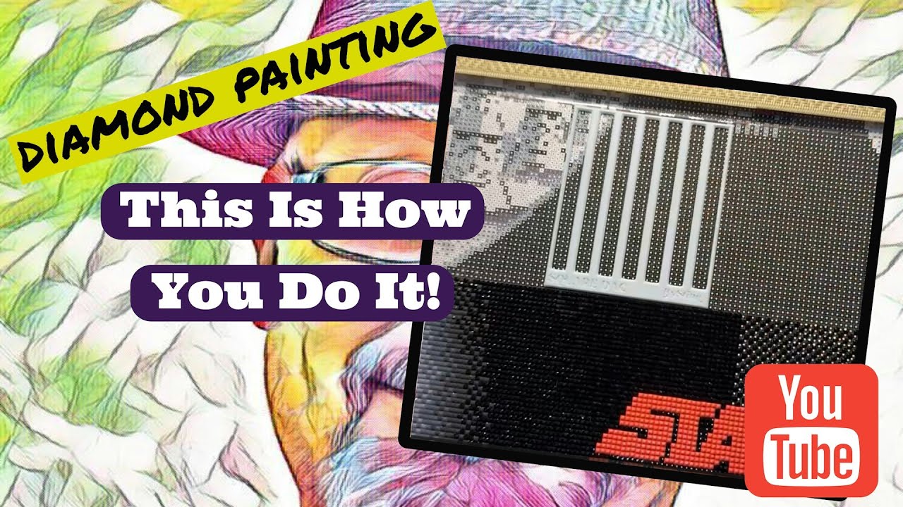 How To Use A 3D Printed Diamond Painting Ruler!