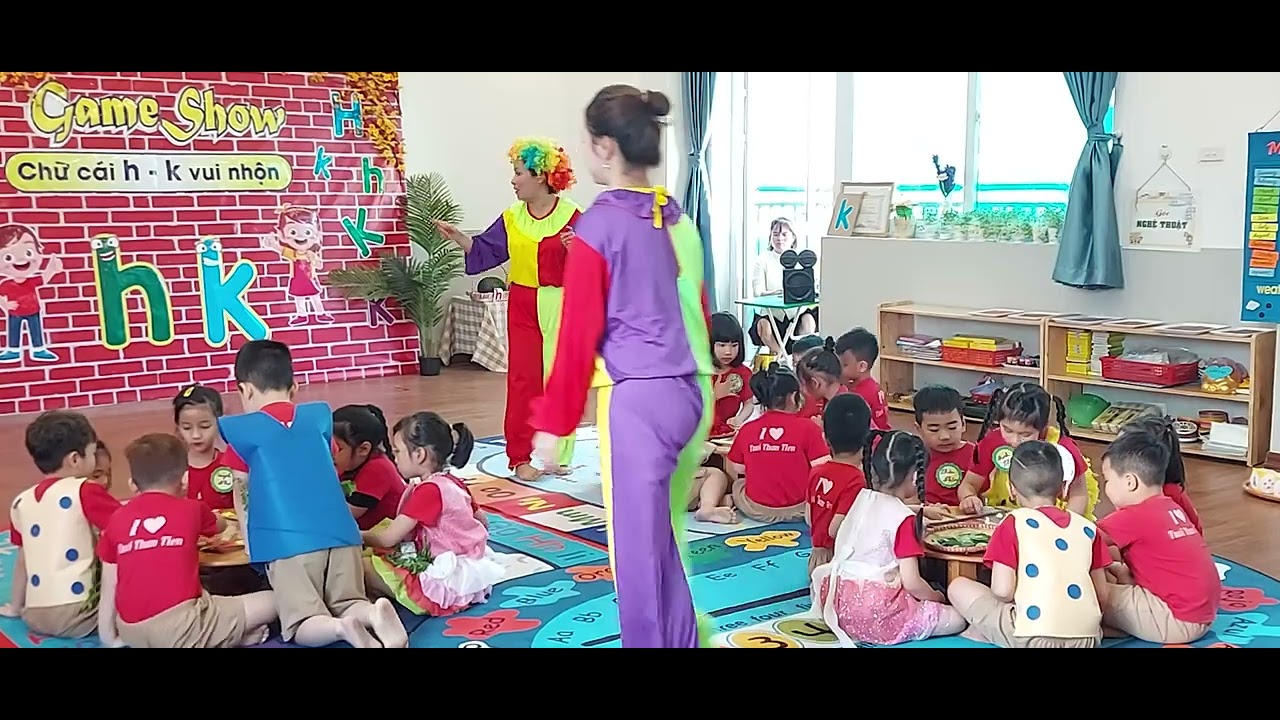 Trò chơi chữ cái H, K vui nhộn - Hội thi GVG thị xã Mỹ Hào năm 2023 - Trường MN Tuổi Thần Tiên.