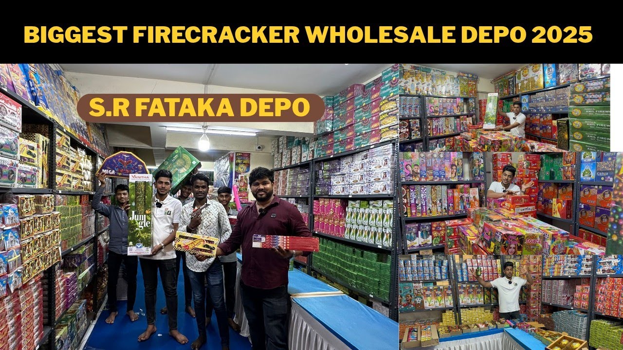 WHOLESALER KA WHOLESALER FATAKA DEPO || SR FATAKA DEPO 2025 || BIGGEST FIRECRACKER DEPO