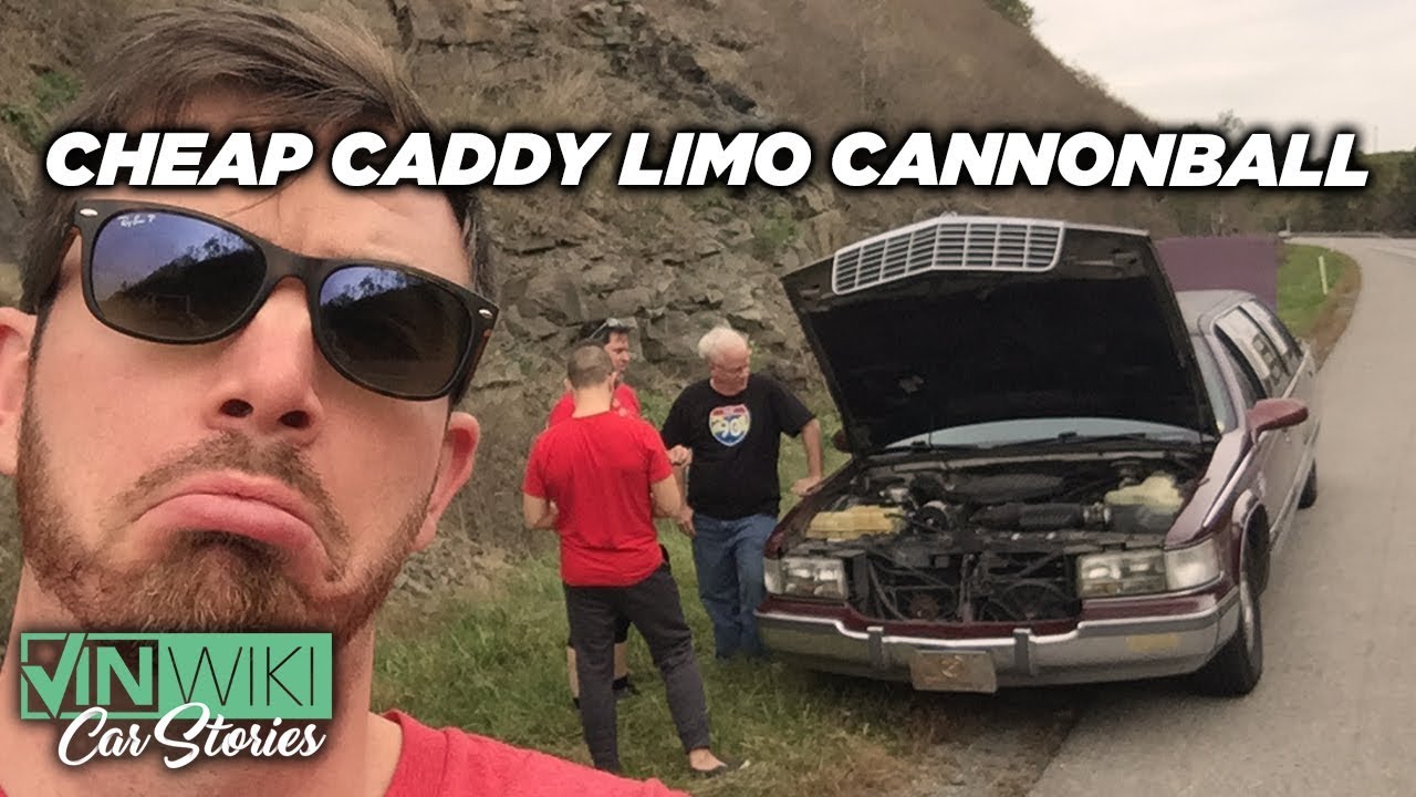 We raced across the country in a Cadillac limo