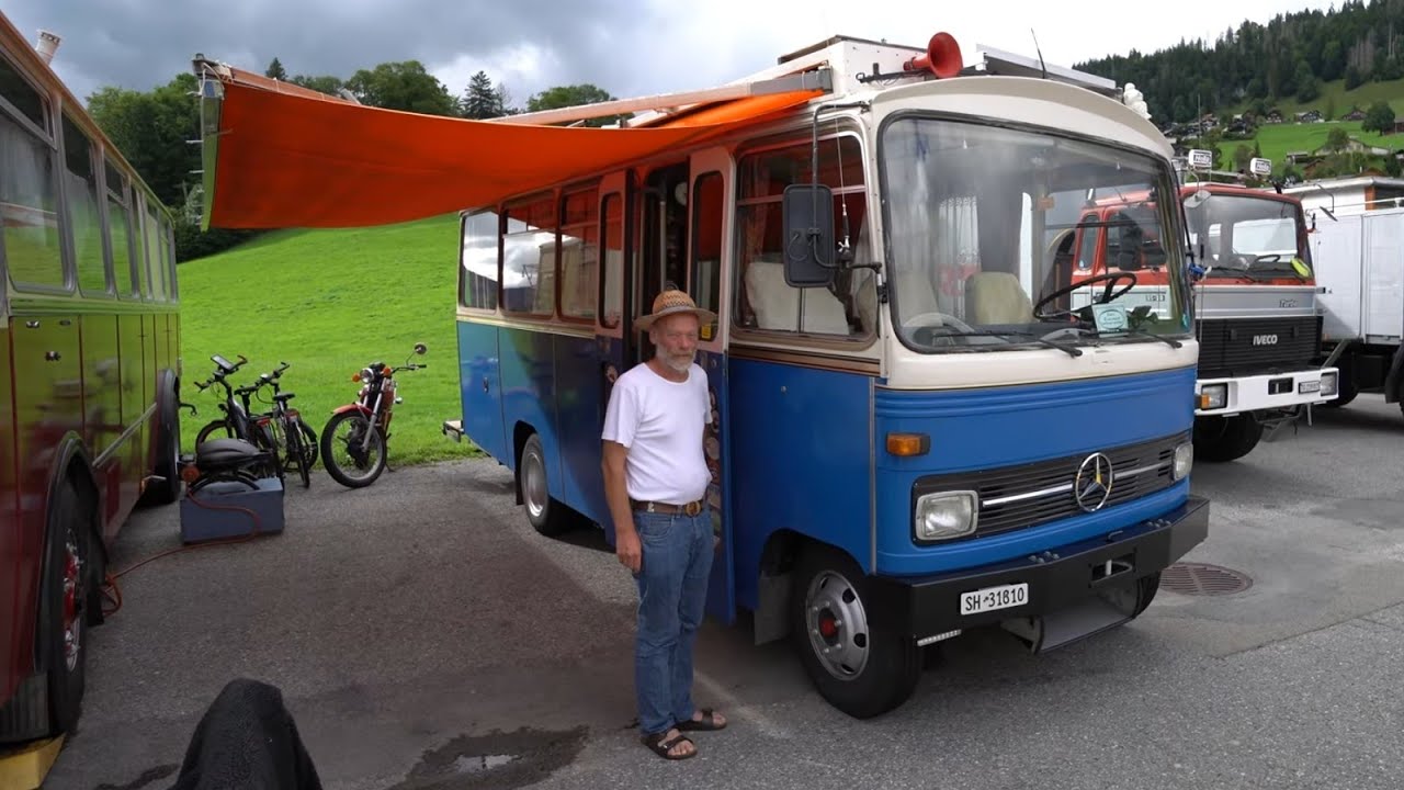 Wohnt seit 40 Jahren im selben Wohnmobil: der härteste Camper der Welt ist ein Schweizer.