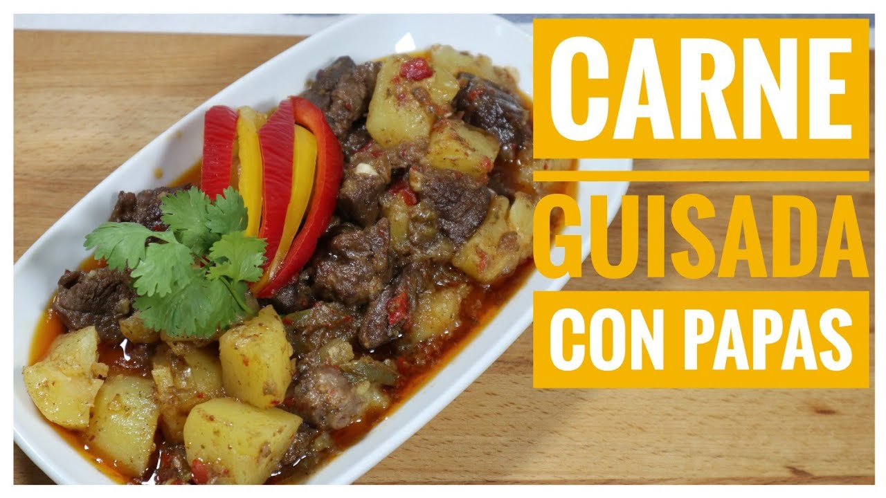 CARNE GUISADA CON PAPAS / Carne guisada con patatas / Estilo Venezolano / F&aacute;cil y R&aacute;pido