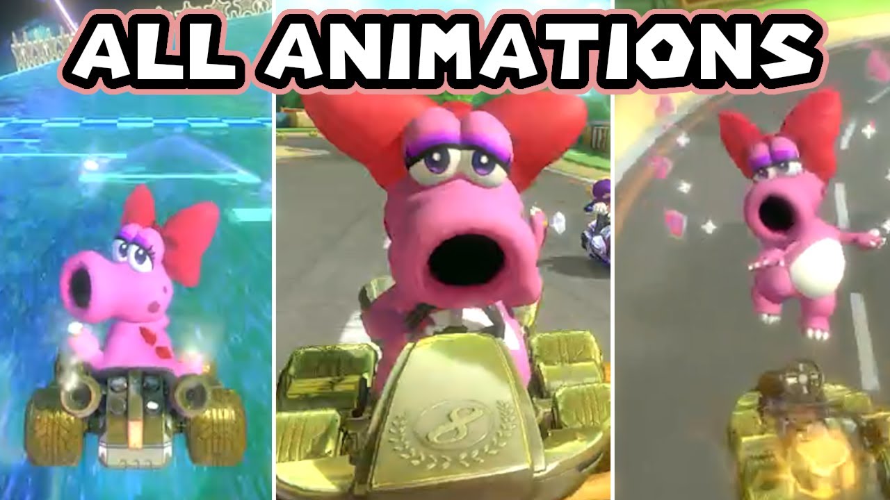 All Birdo Animations | Mario Kart 8 Deluxe: Booster Course Pass | Wave 4
