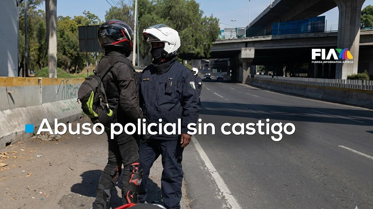 Sin sanciones: policías golpean a motociclista que intentó ayudar y no les pasa nada