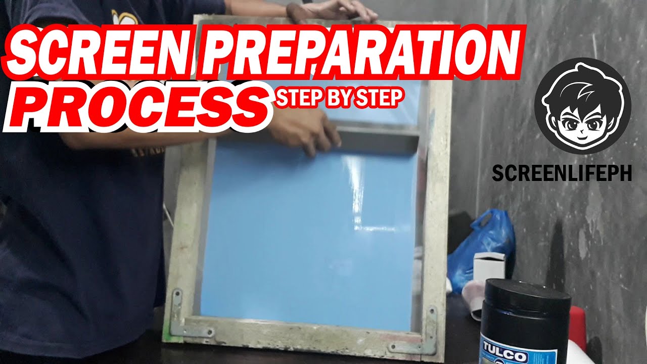SCREEN PRINTING PROCESS | SCREEN PREPARATION | SCREEN LIFE