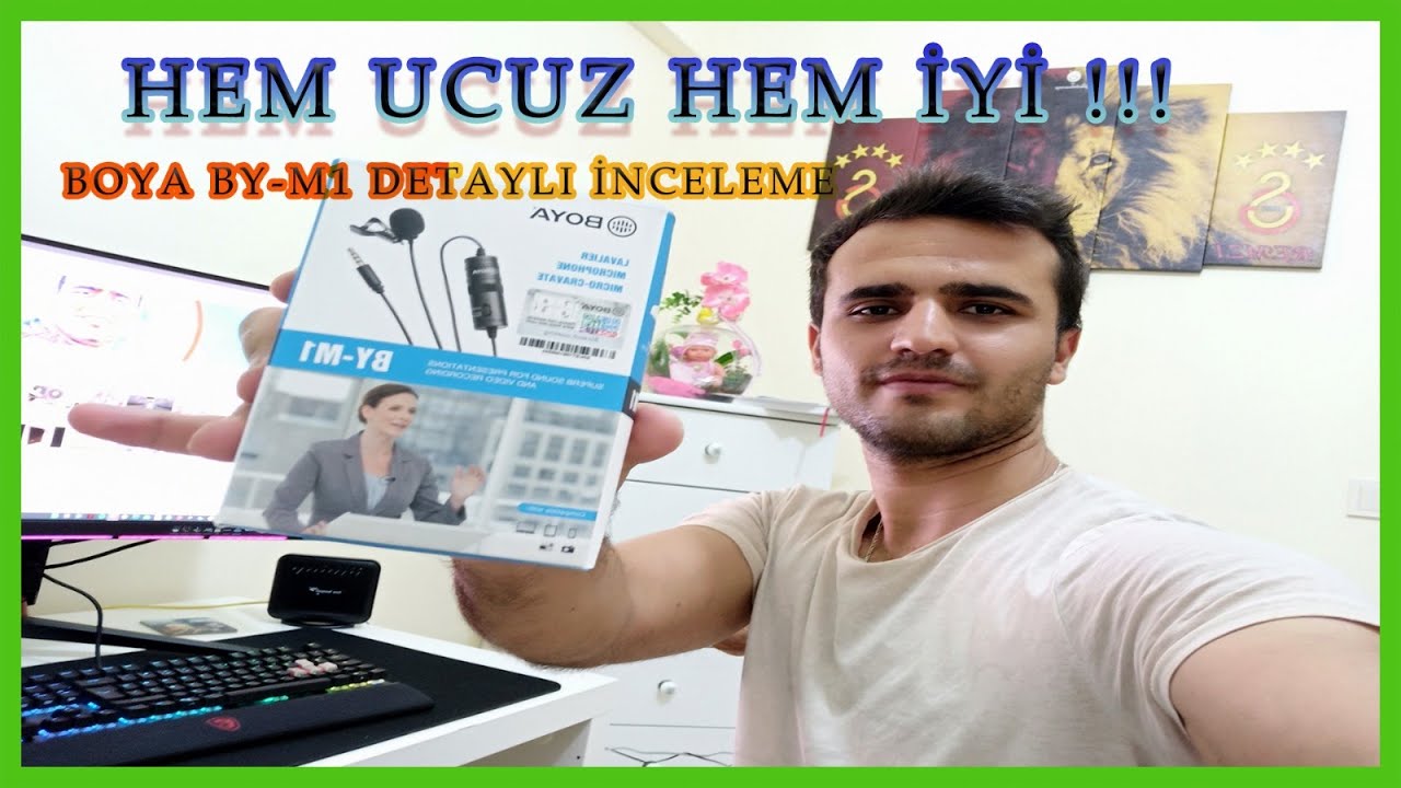 BOYA BY-M1 KUTU AÇILIMI VE DETAYLI İNCELEME REHBERİ || FARKLI ORTAM SES TESTLERİ ||