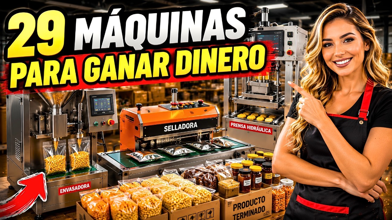 29 Máquinas Para Ganar Dinero y Montar Tu Fábrica 🏭