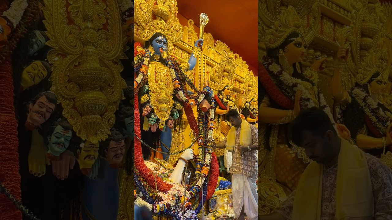 Kali pooja in esplanade kolkata | kolkata kali pooja #shorts #ytshort #kalipooja #diwali #kolkata