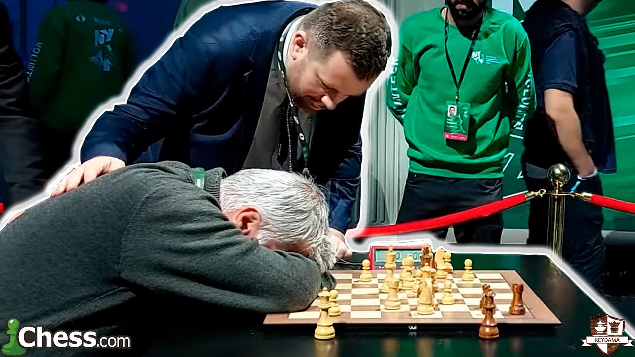 LA PARTIDA POR LA QUE IVANCHUK ROMPIÓ A LLORAR Desconsoladamente