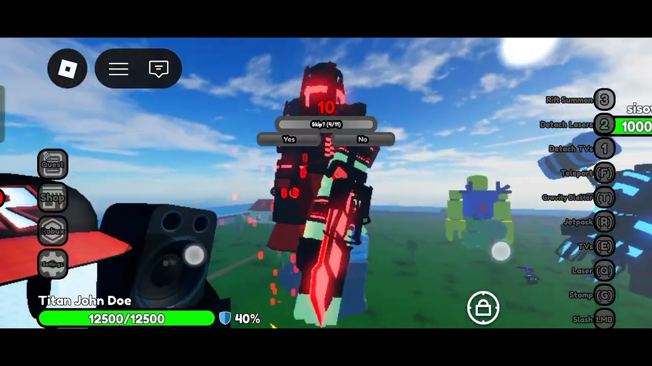 Getting titan bloxxxer part 4 WE ARE ALMOST THERE