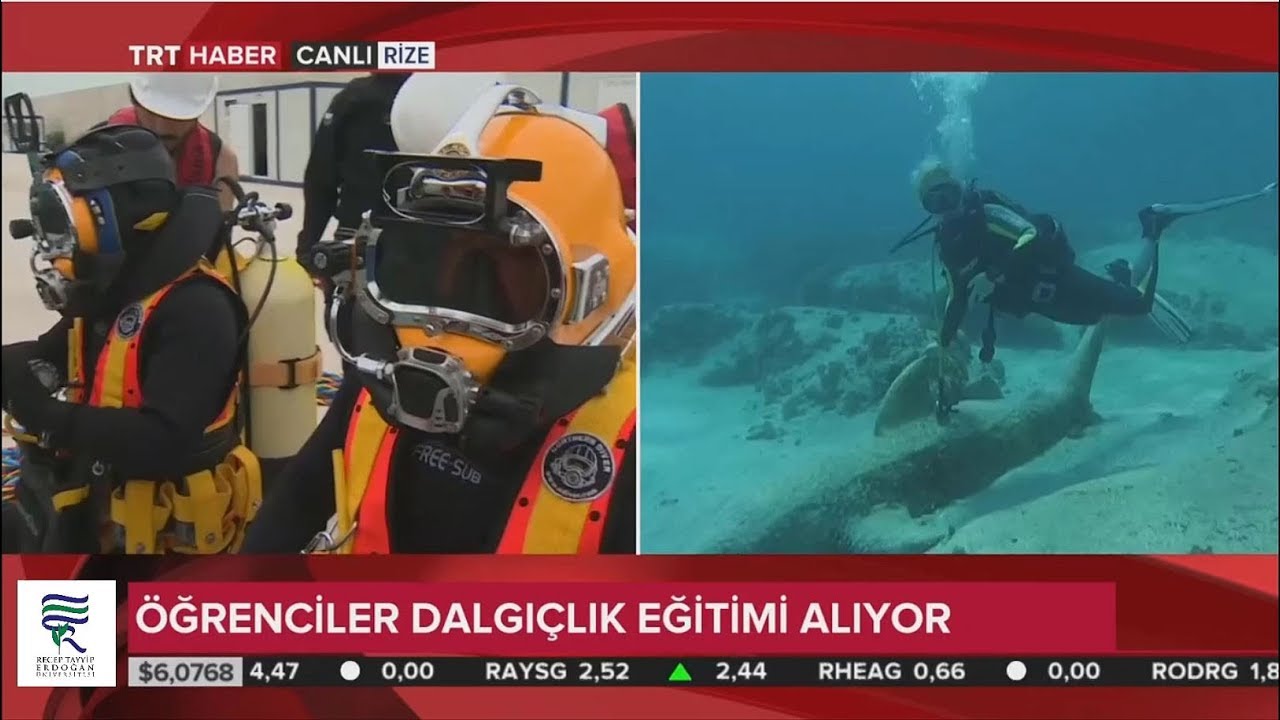 RTEÜ - Geleceğin Dalgıçları Yetişiyor