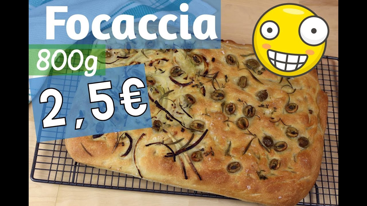 Focaccia onions and olives for 2,5€ #focaccia #foccacia #veganrecipes #easyrecipe