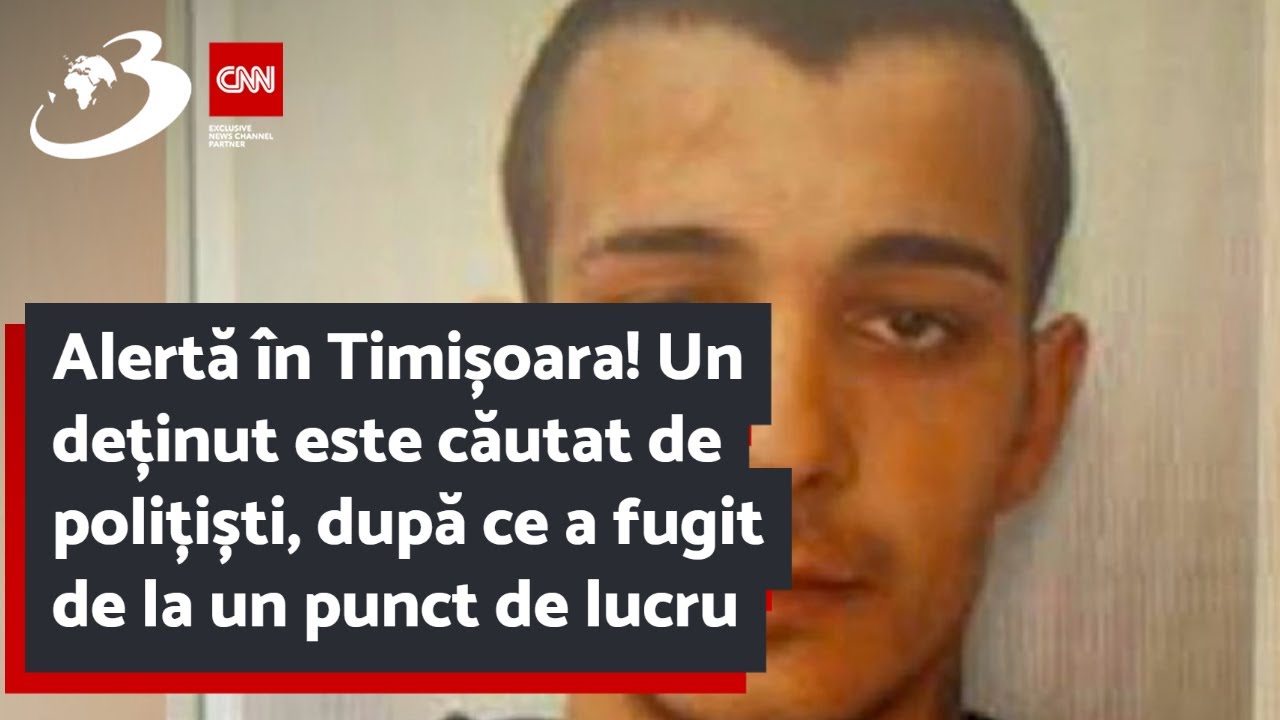 Alertă în Timișoara! Un deținut este căutat de polițiști, după ce a fugit de la un punct de lucru