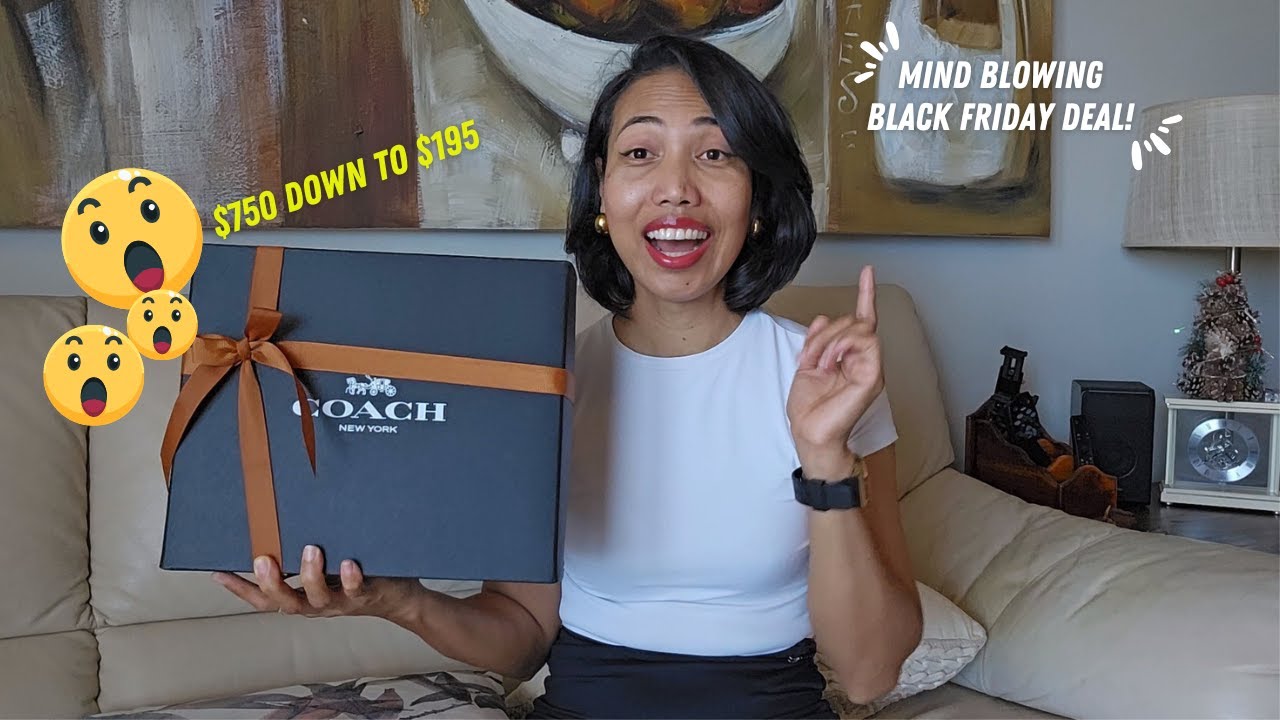 COACH UNBOXING | WHAT BAG DID I GET FOR UNBELIEVABLY $195? 😳