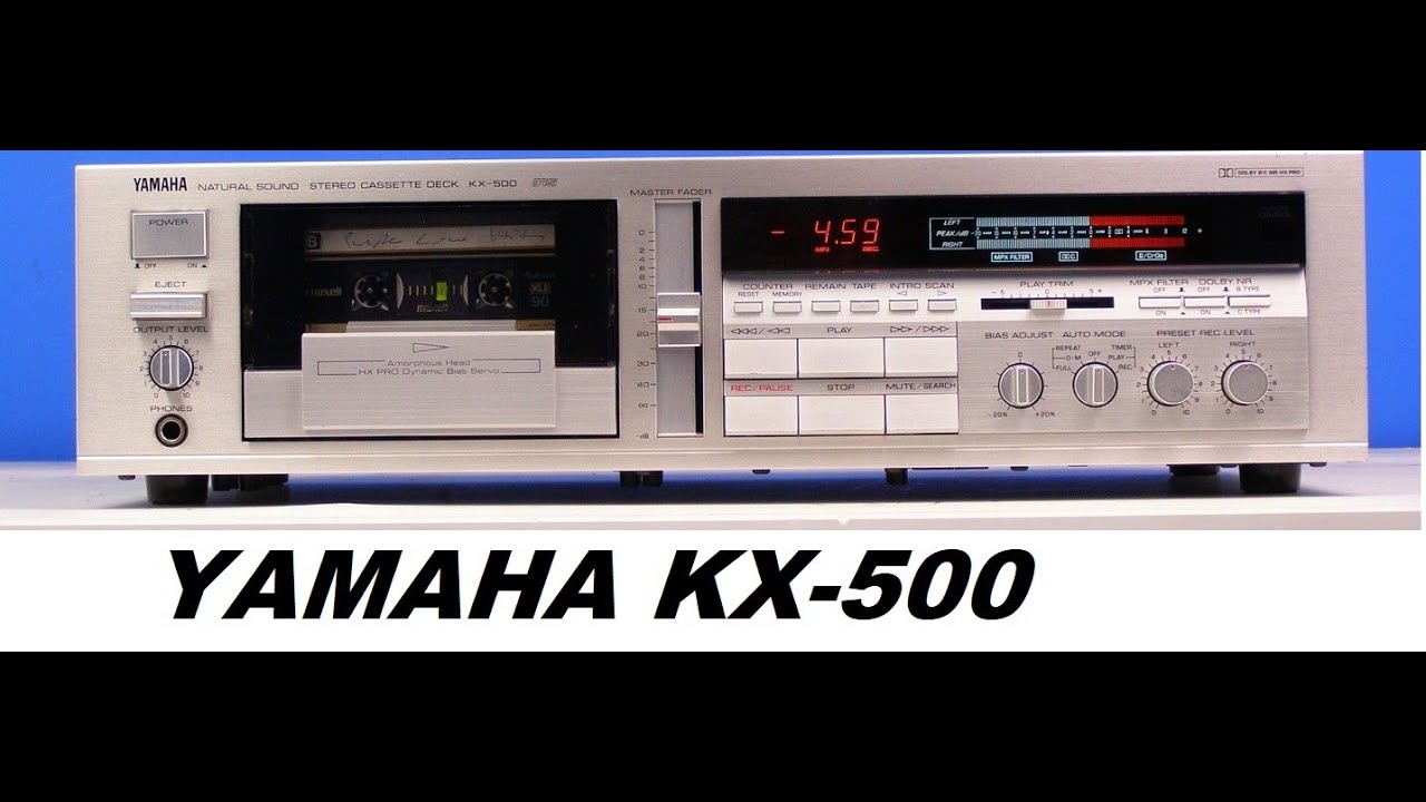 Кассетная дека YAMAHA KX-500.