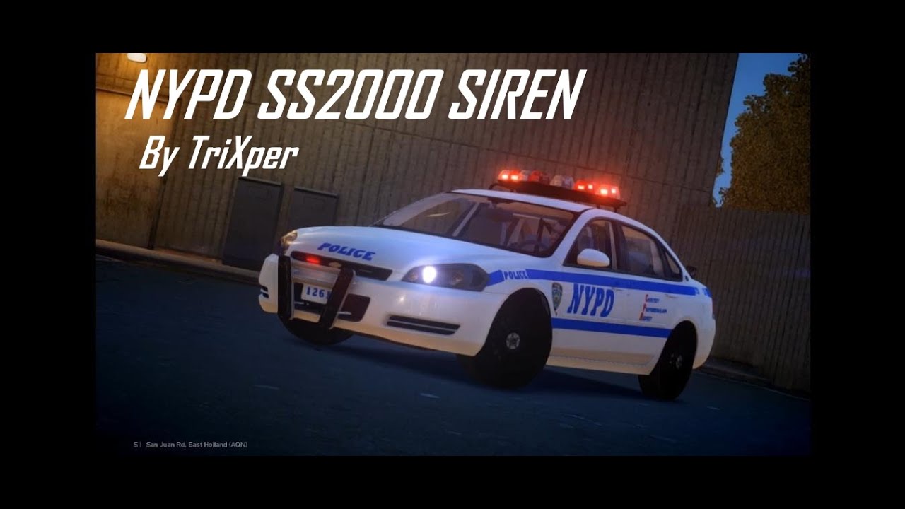 [RELEASE] NYPD SS2000 Siren by TriXper