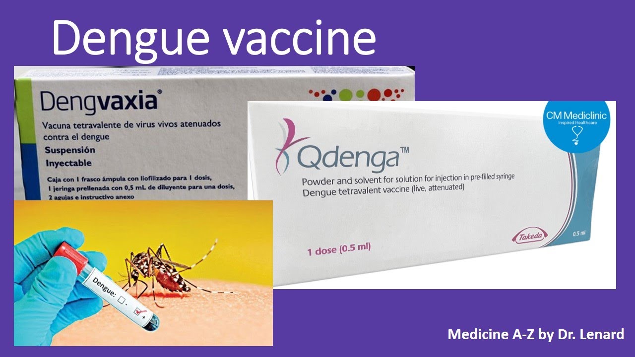 Dengue vaccine, Dengvaxia, Qdenga, TV003, Butantan DV,