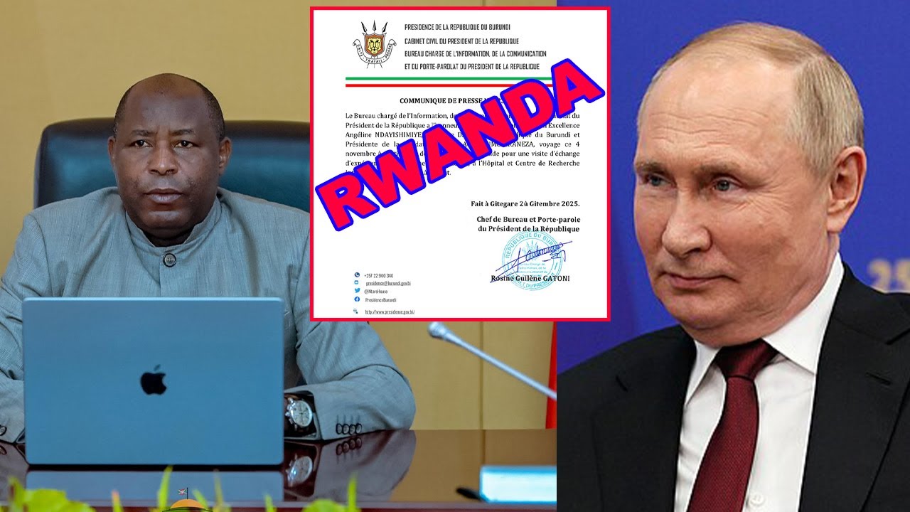 VIDEO🚨UBURUNDI BUREZE URWANDA K'UBURUSIYA N'IBIBAZO BY'INTAMBARA YO MURI CONGO!