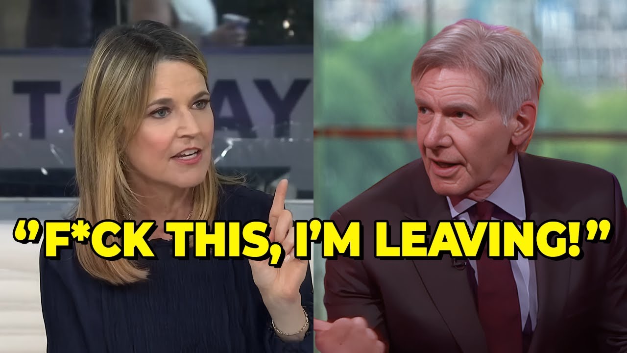 Harrison Ford Kicked Off Today Show After Heated Clash With Savannah Guthrie