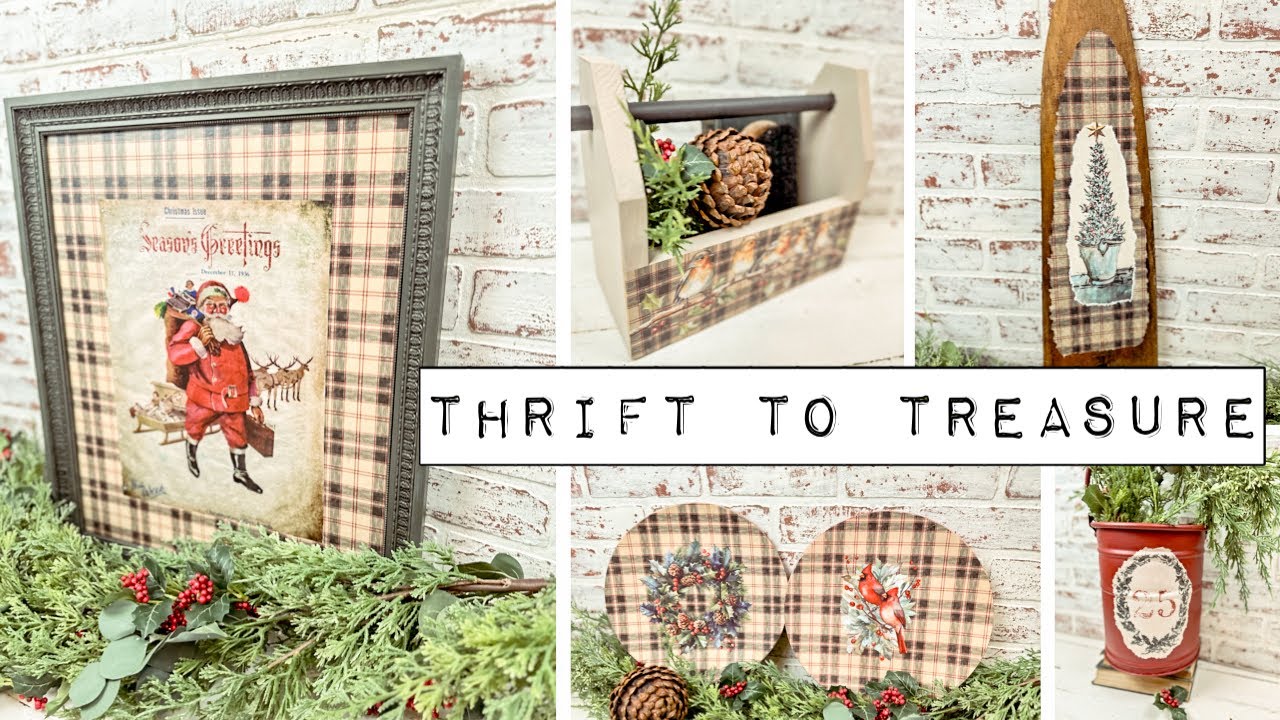 7 Thrifted Finds Transformed into Holiday Decor