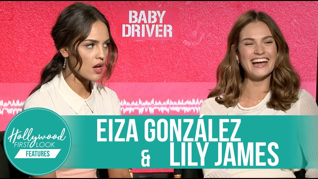 Lily James & Eiza González FUNNY Karaoke Battle for Best Singer | Baby Driver (2017)