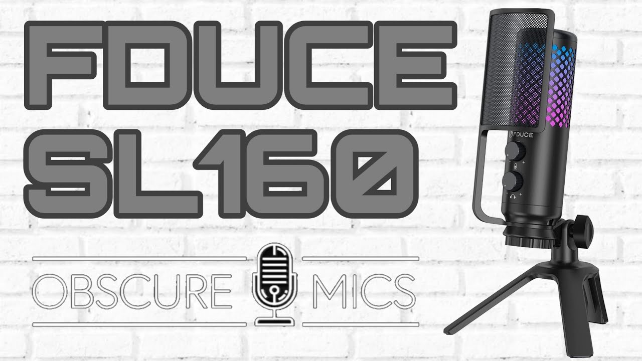 FDUCE SL160 - USB RGB Condenser Microphone - Test / Review
