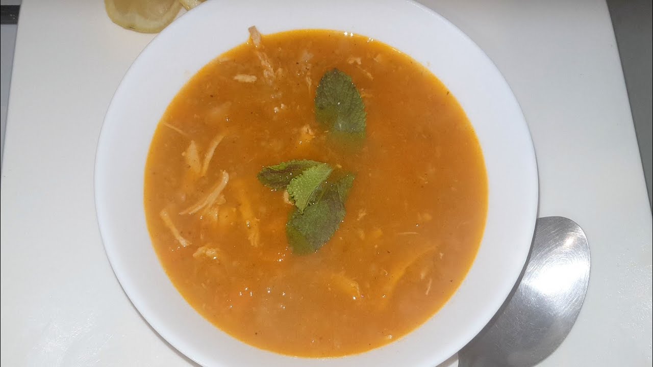 Chorba frik sp&eacute;cial ramadan chorba traditionnelle algerienne chorba frik au poulet شربہ فریک بادجاج