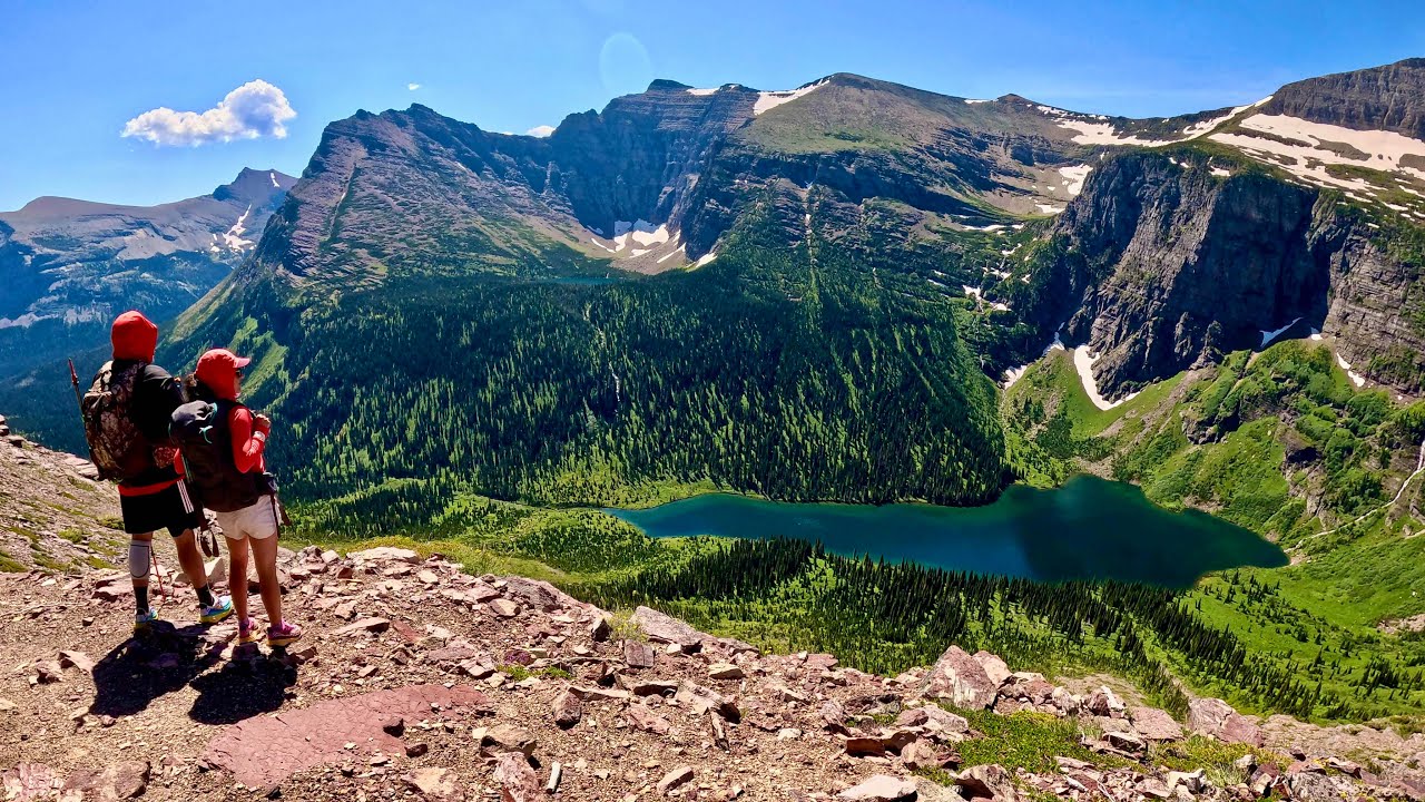 Triple Divide Pass in Glacier National Park Montana
