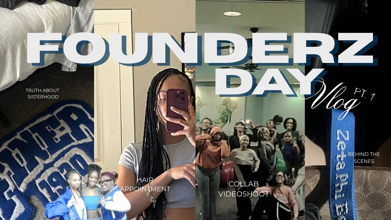 Life of a Zeta: Videoshoot for Founderz Day 💙 Pt. 1