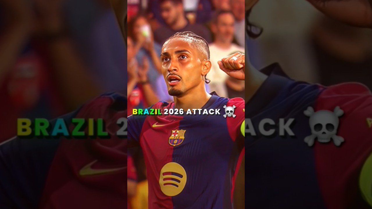 Brazil 2026 🇧🇷🔥 || SER&Aacute; QUE AGORA VEM O HEXA ? #football #brazil #edit #fyp #raphinha #neymar #vini