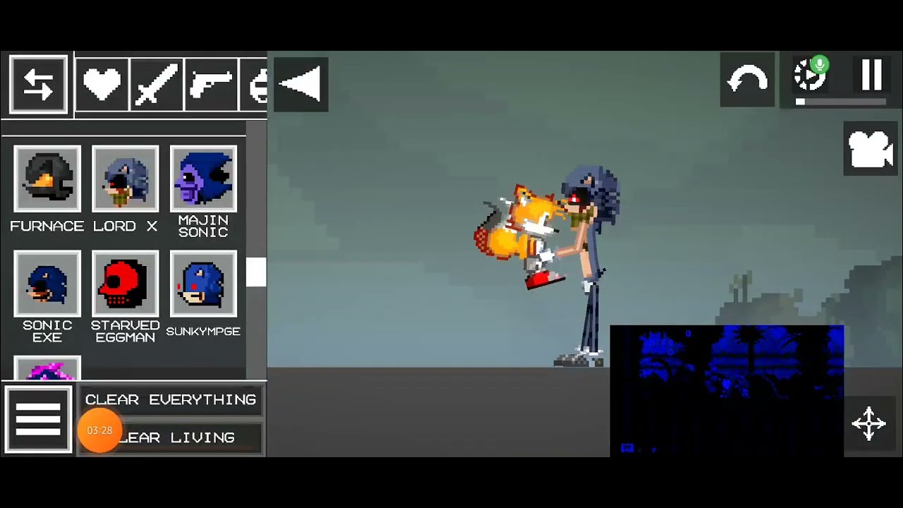 lord x (sonic pc port) but melon playground