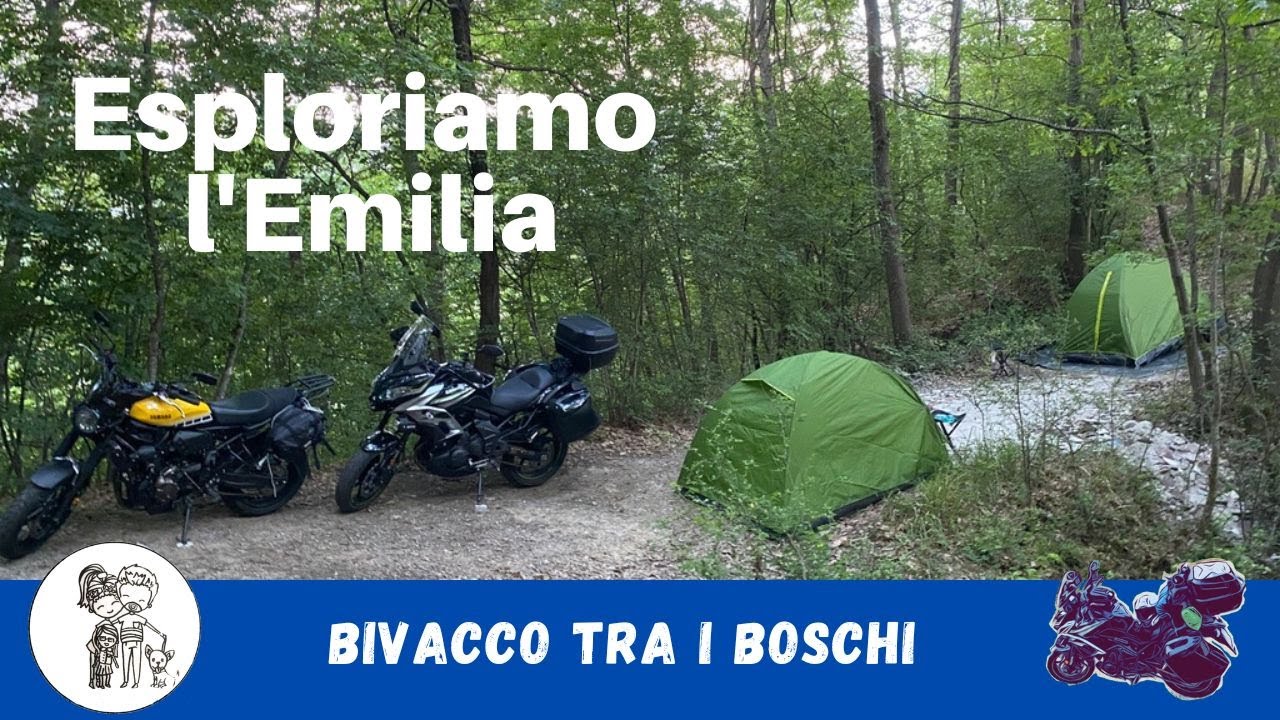 Bivacco in Emilia. In moto tra i colli 🏍