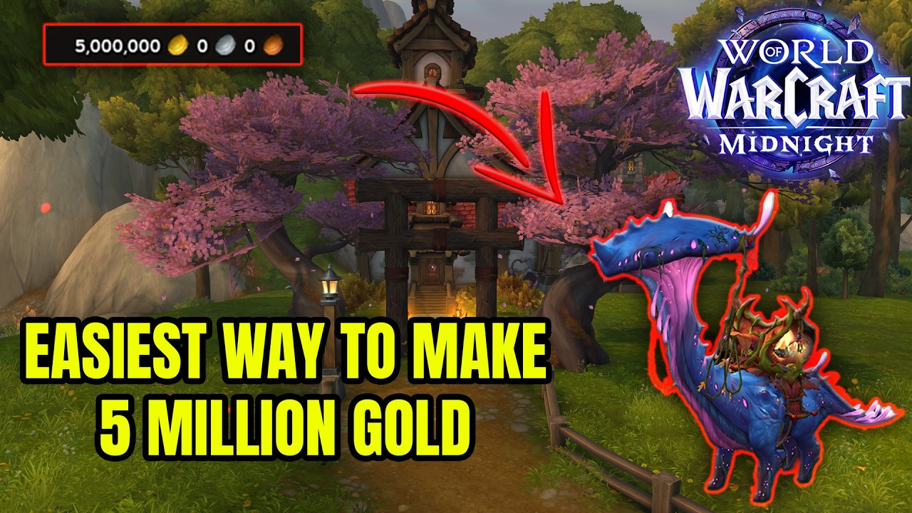 САМЫЕ ЛЕГКИЕ 5 МИЛЛИОНОВ ЗОЛОТА в вашей жизни! Лучший способ заработка в World of Warcraft: Midnight