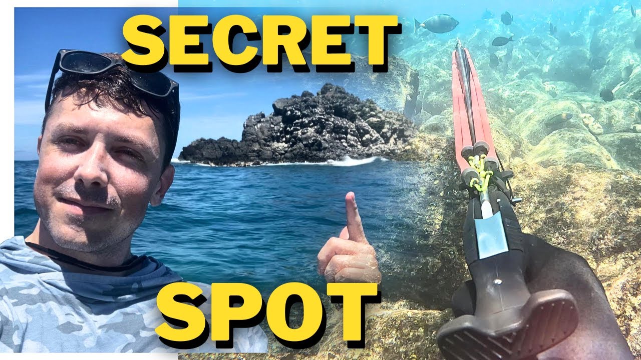 Abandoned Hawaiian Island SPEAR FISHING (Catch and Cook)