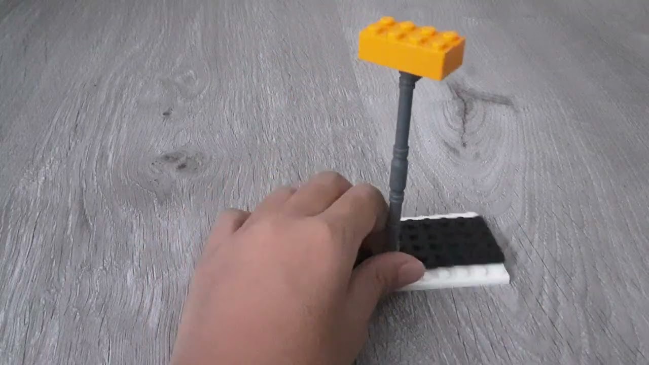 Lego mini road and cave