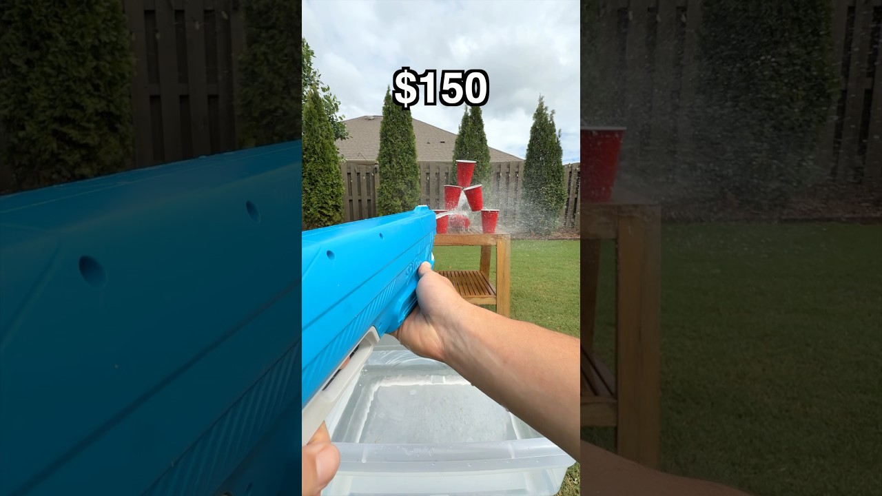 $1 vs. $150 Water Blaster 🔫