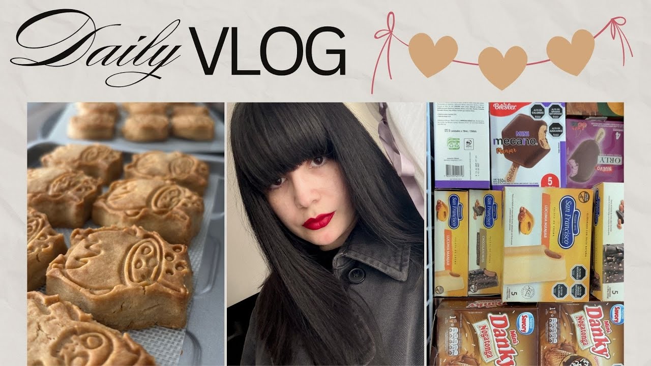 Daily Vlog : Compras del supermercado | Dos recetas de galletas | Outfit del día