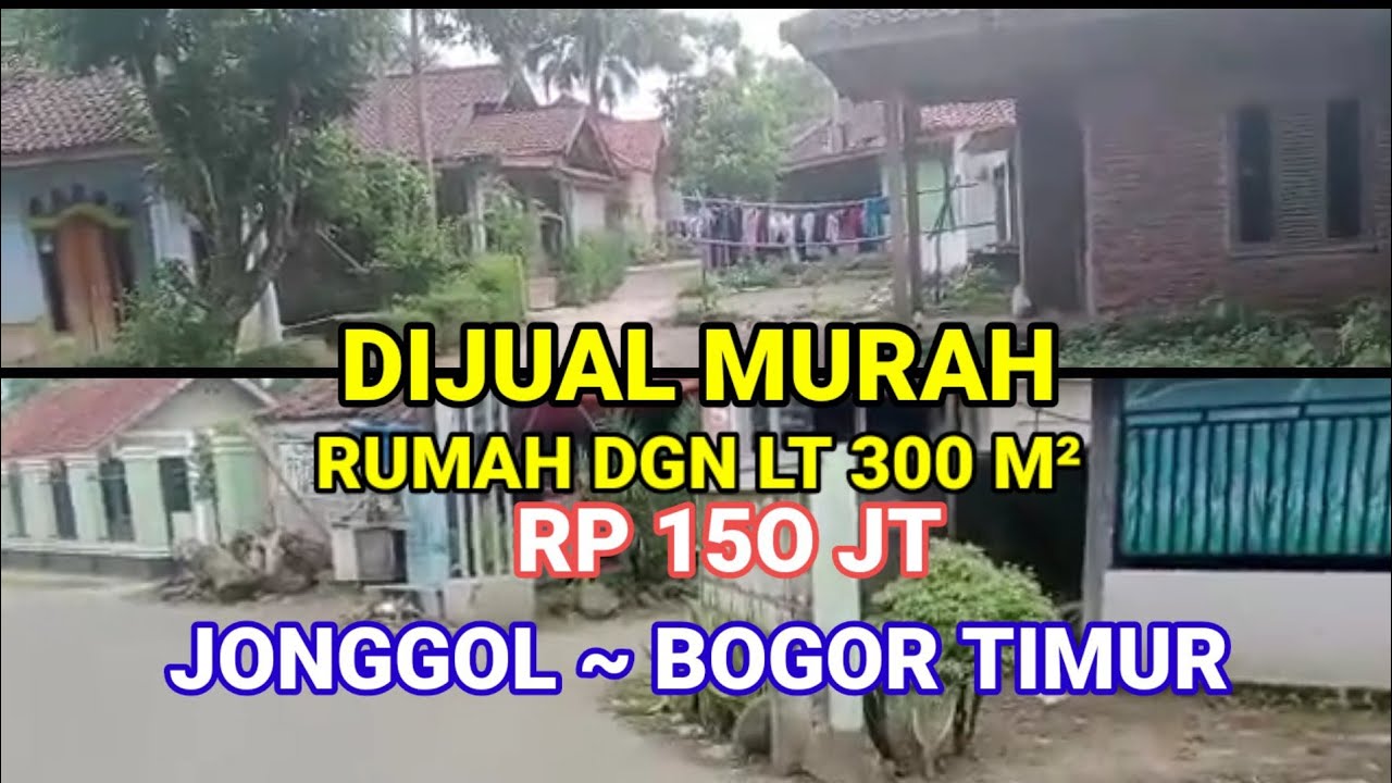 DIJUAL MURAAH ‼️ Rumah luas tanah 300 m² Rp 150jt,  , Jonggol ~ Bogor Timur (TERJUAL)