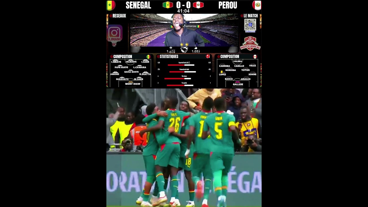 S&Eacute;N&Eacute;GAL 2-0 P&Eacute;ROU | LES CHAMPIONS D&rsquo;AFRIQUE FRAPPENT FORT ! #senegal