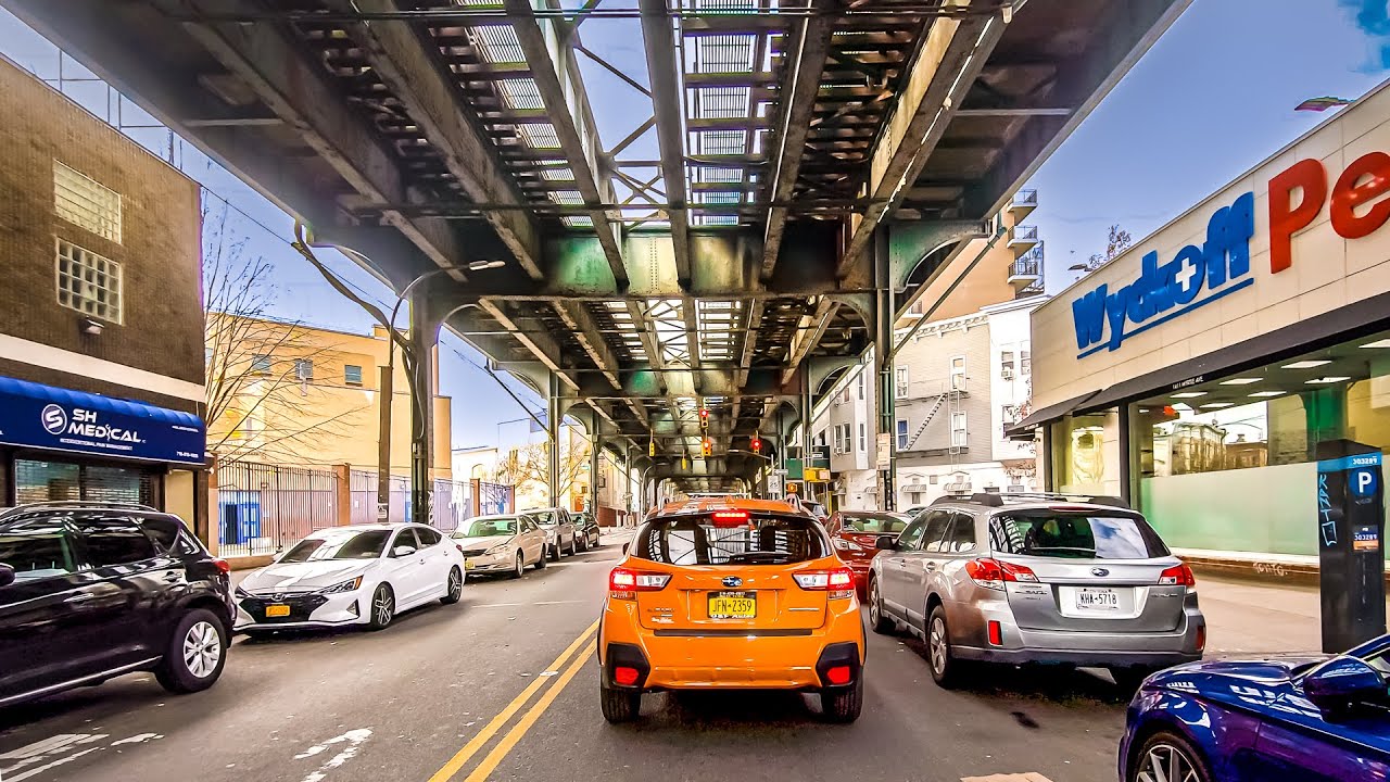 New York City 4K🗽Driving Brooklyn Bushwick🗽Real Streets Of New York