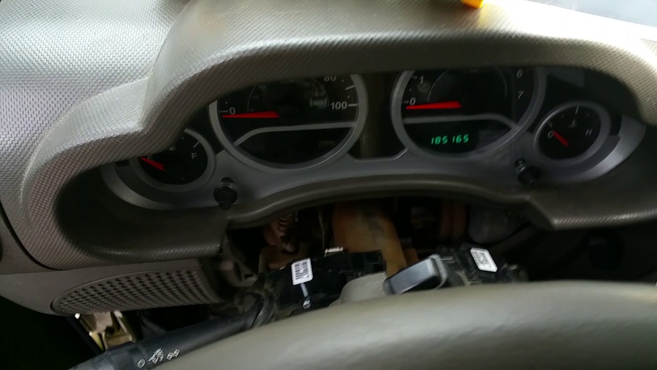 2008 - 2011 Jeep wrangler wiper switch replacement